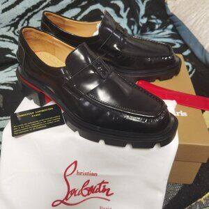 Christian Louboutin black loafers